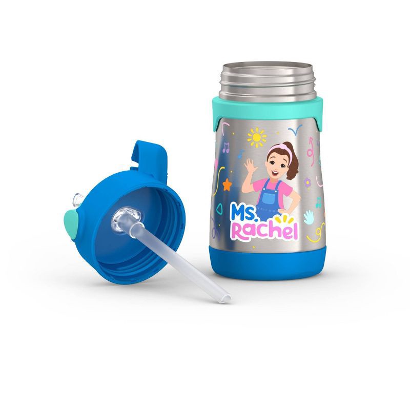 slide 3 of 4, Thermos 10oz Stainless Steel Straw Bottle - Ms. Rachel, 10 oz