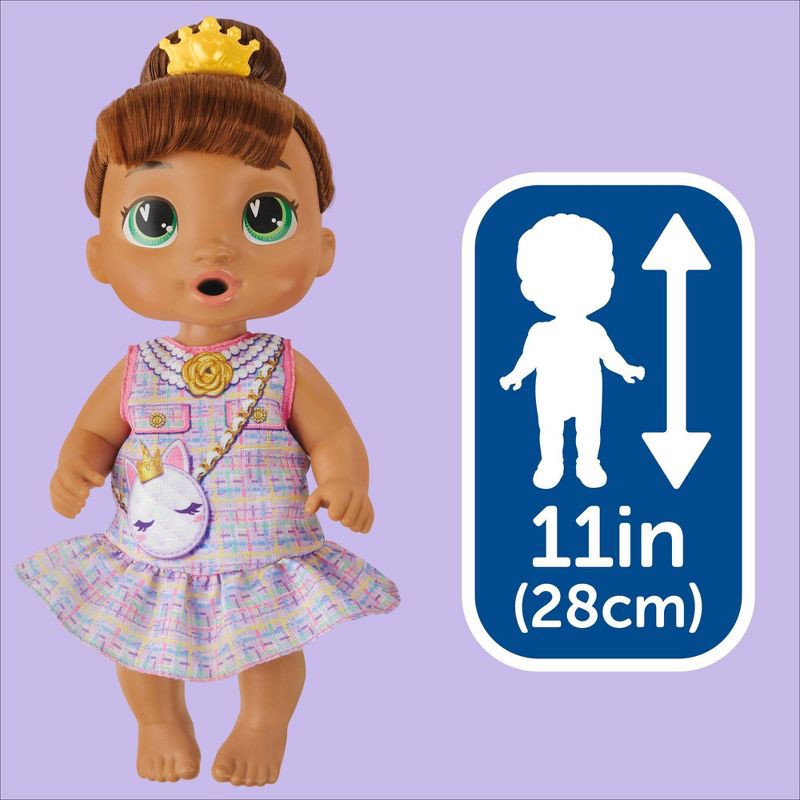 slide 5 of 11, Baby Alive 13.5" Bubbly Tea Party Sophia Sparkle, 1 ct