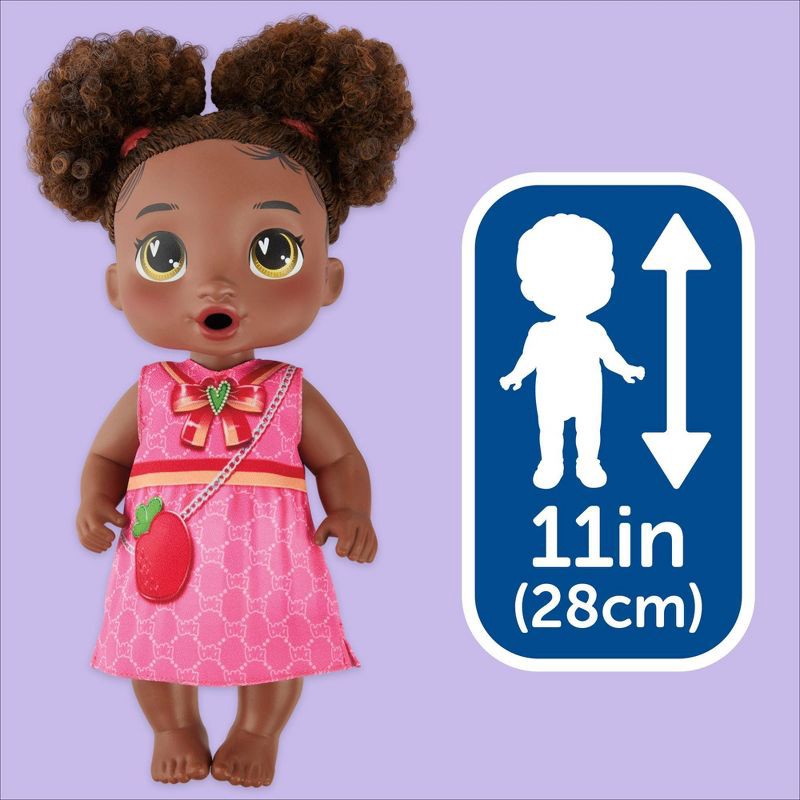 slide 5 of 12, Baby Alive 13.5" Bubbly Tea Party Berry Boo, 1 ct