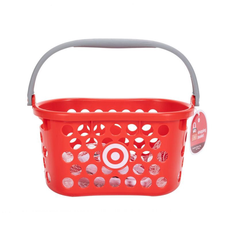 slide 5 of 5, Target Toy Shopping Basket - Red, 1 ct
