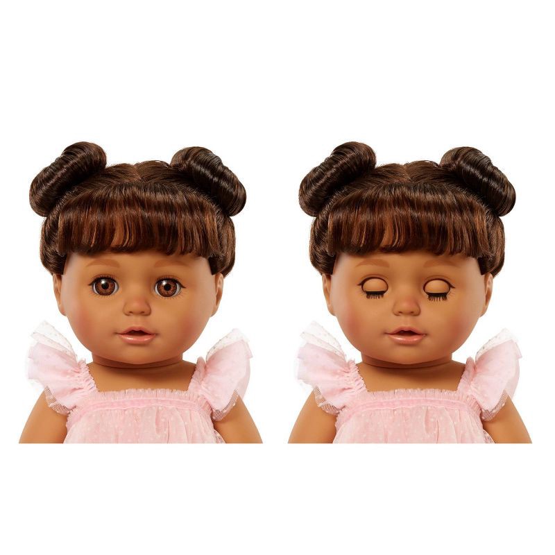 slide 6 of 7, BABY Born 14'' Birthday Doll-Light Brown Eyes: Soft Body, Eyes Open and Close, Accessories Included, 1 ct