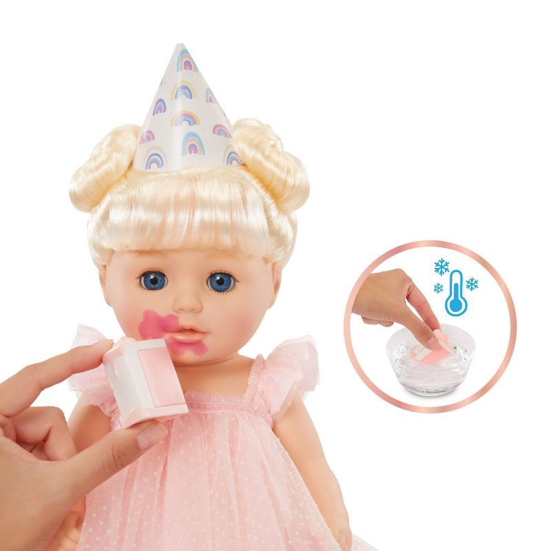 slide 4 of 7, BABY Born 14'' Birthday Doll - Blue Eyes, 1 ct