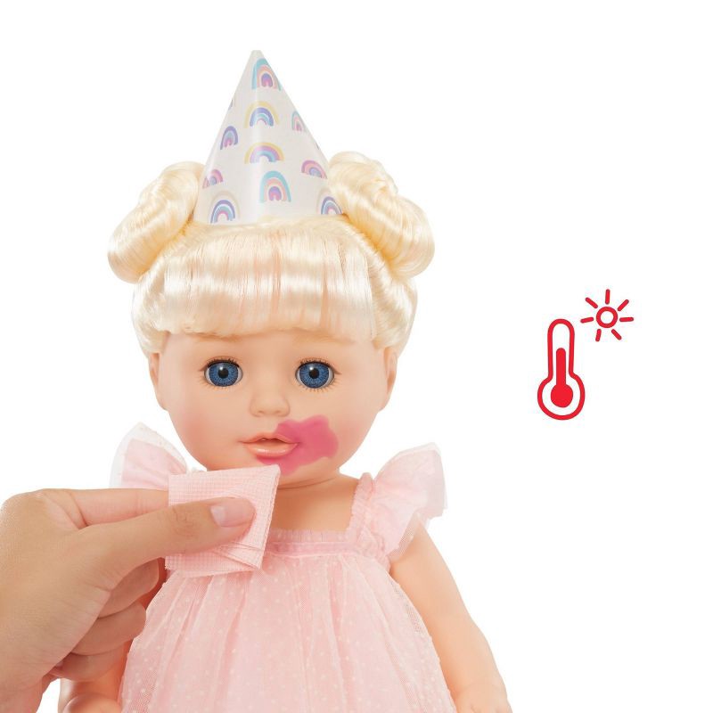slide 5 of 7, BABY Born 14'' Birthday Doll - Blue Eyes, 1 ct