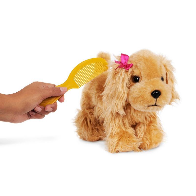 slide 3 of 5, Pucci Pals Pink Crown Glam Bag & Cocker Spaniel, 1 ct