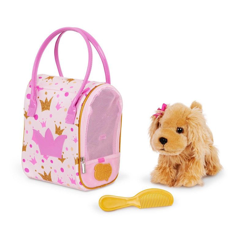 slide 4 of 5, Pucci Pals Pink Crown Glam Bag & Cocker Spaniel, 1 ct