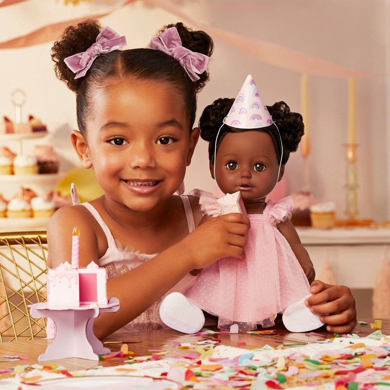 slide 2 of 7, BABY Born 14'' Birthday Doll - Dark Brown Eyes, 1 ct