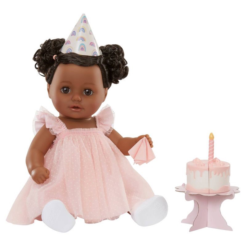 slide 3 of 7, BABY Born 14'' Birthday Doll - Dark Brown Eyes, 1 ct