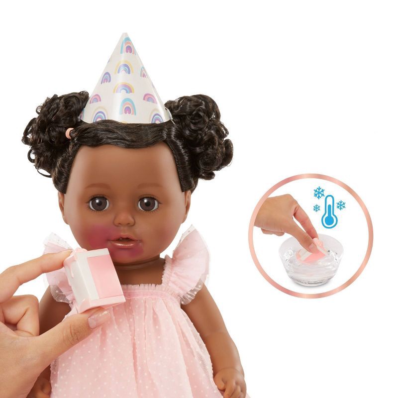 slide 4 of 7, BABY Born 14'' Birthday Doll - Dark Brown Eyes, 1 ct