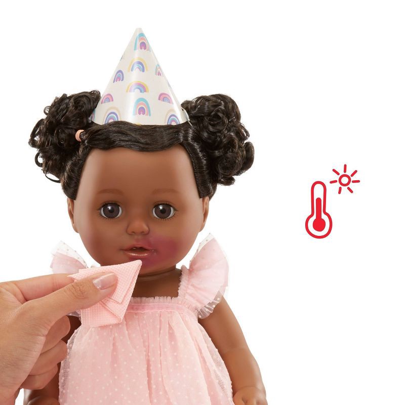 slide 5 of 7, BABY Born 14'' Birthday Doll - Dark Brown Eyes, 1 ct
