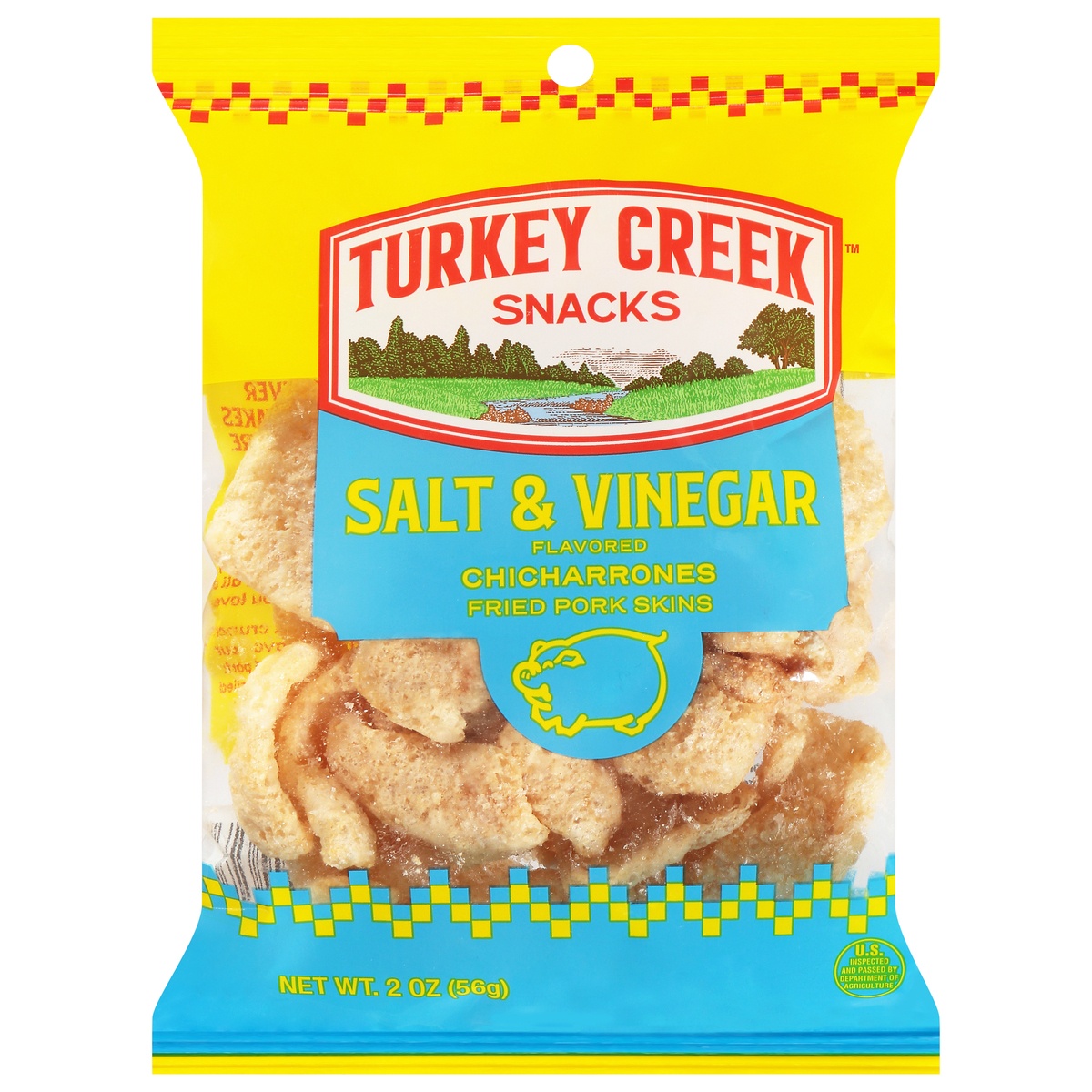 Turkey Creek Salt & Vinegar Flavored Chicharrones 2 oz 2 oz Shipt