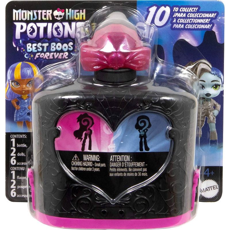 slide 1 of 6, Monster High Potions Best Boos Forever Mini 6" Doll, Surprise Character Figures, 1 ct