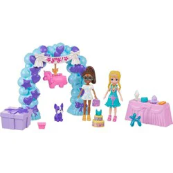 Polly Pocket Birthday Party Storytelling Set - 37pc