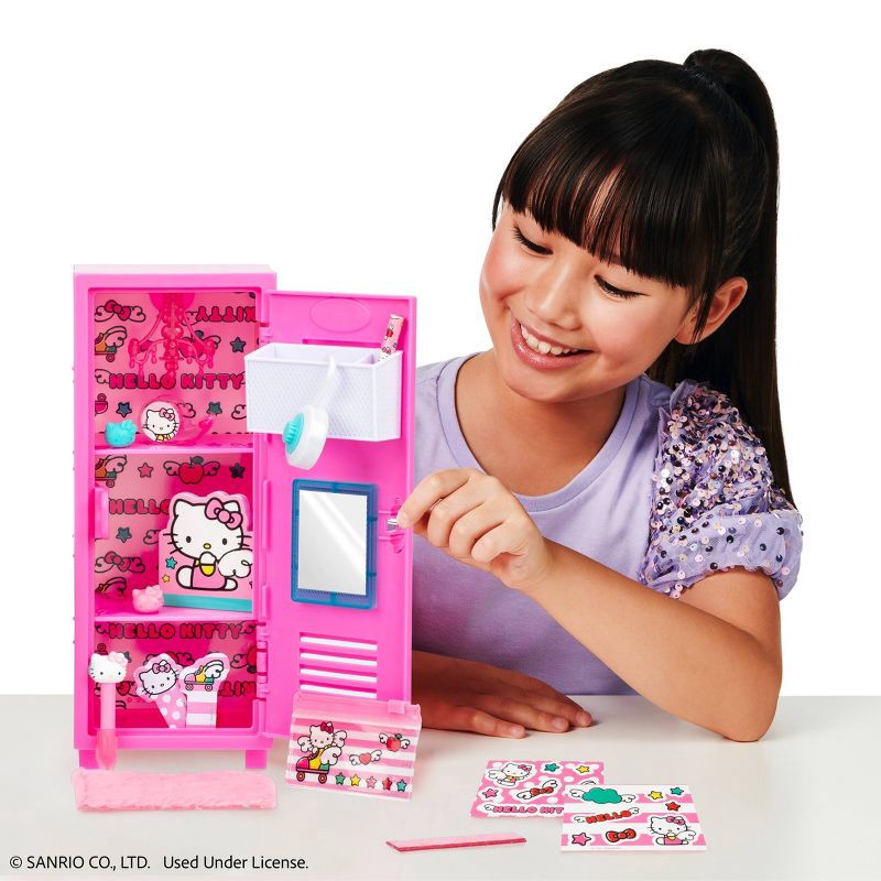 slide 3 of 9, Real Littles Hello Kitty Locker, 1 ct