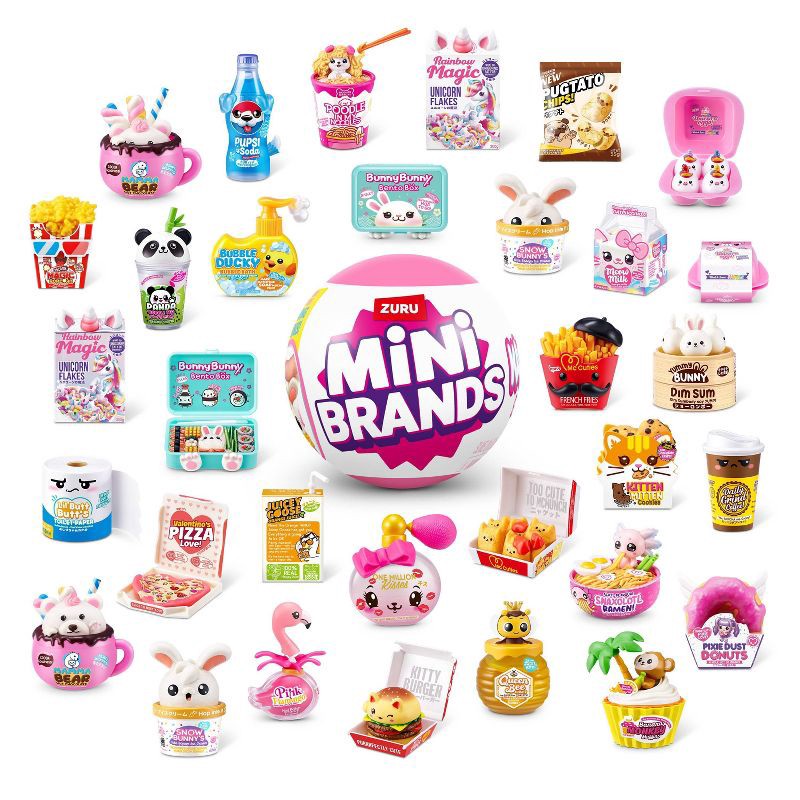 slide 5 of 10, Mini Brands Kawaii Kuties Mini Figure: Articulated Sensory Development Animation Figures, PVC Material, 1 ct