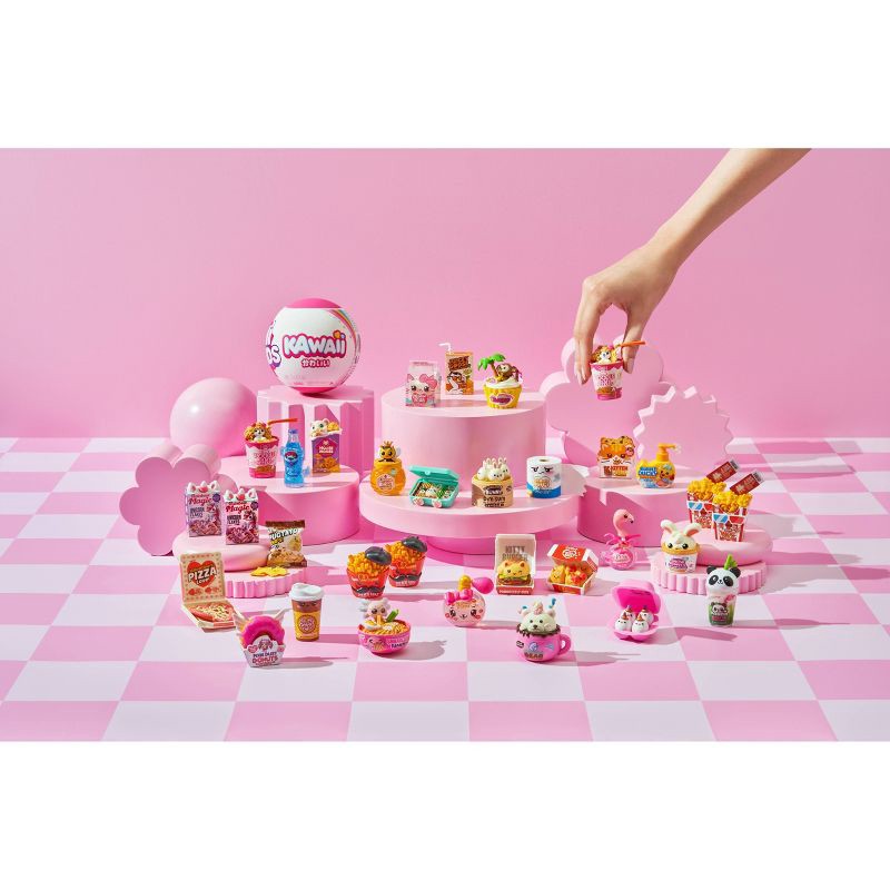 slide 7 of 10, Mini Brands Kawaii Kuties Mini Figure: Articulated Sensory Development Animation Figures, PVC Material, 1 ct