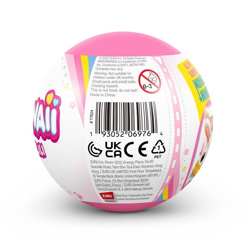 slide 10 of 10, Mini Brands Kawaii Kuties Mini Figure: Articulated Sensory Development Animation Figures, PVC Material, 1 ct