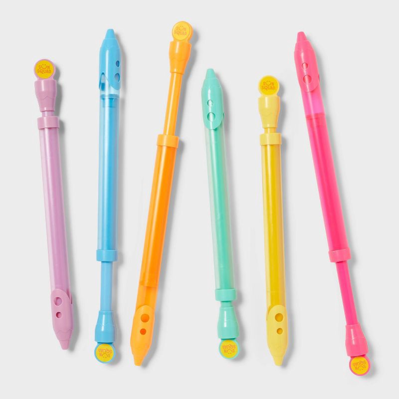 slide 2 of 3, 6pk of Water Blasters Play Sprinkler - Sun Squad™: Fun Pool & Water Toys, 6 ct