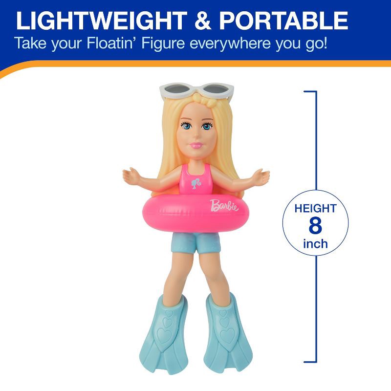 slide 2 of 10, Swimways Barbie Floatin' Figure: Dive Toy for Kids Aged 3+, 1 ct
