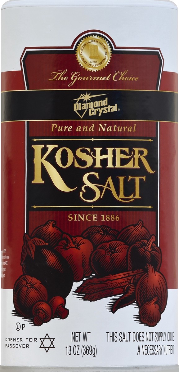 slide 2 of 2, Diamond Crystal Kosher Salt, 13 oz