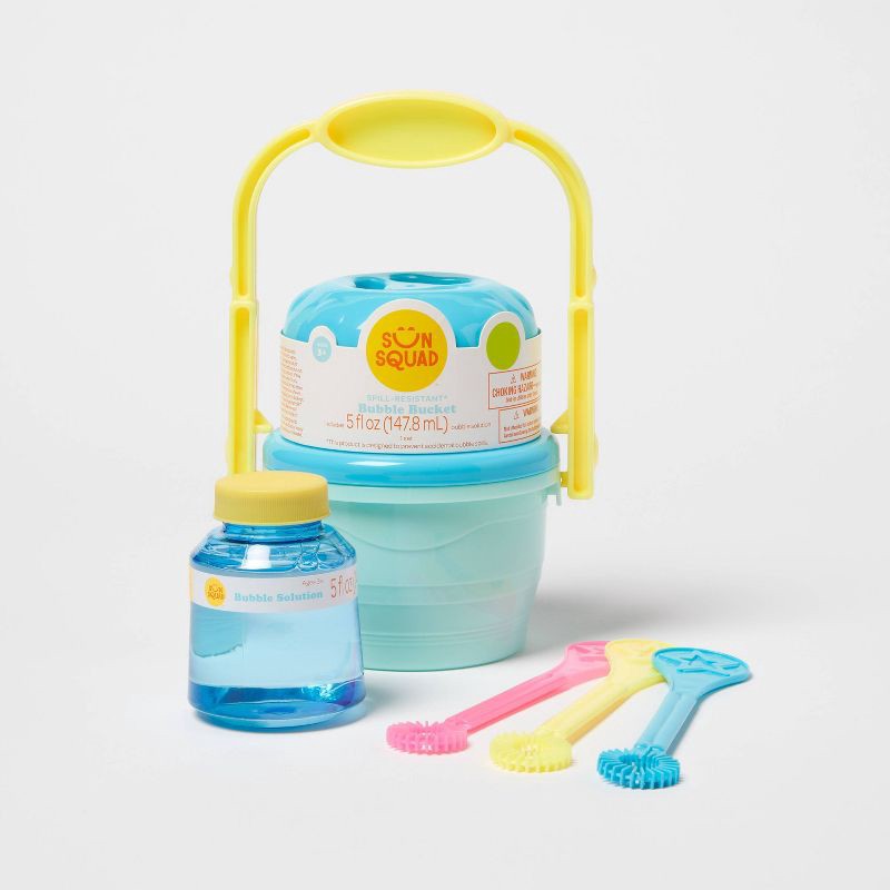 slide 2 of 3, Spill Resistant Bubble Bucket - Sun Squad™: Bubble Toys for Kids Age 3+, 1 ct