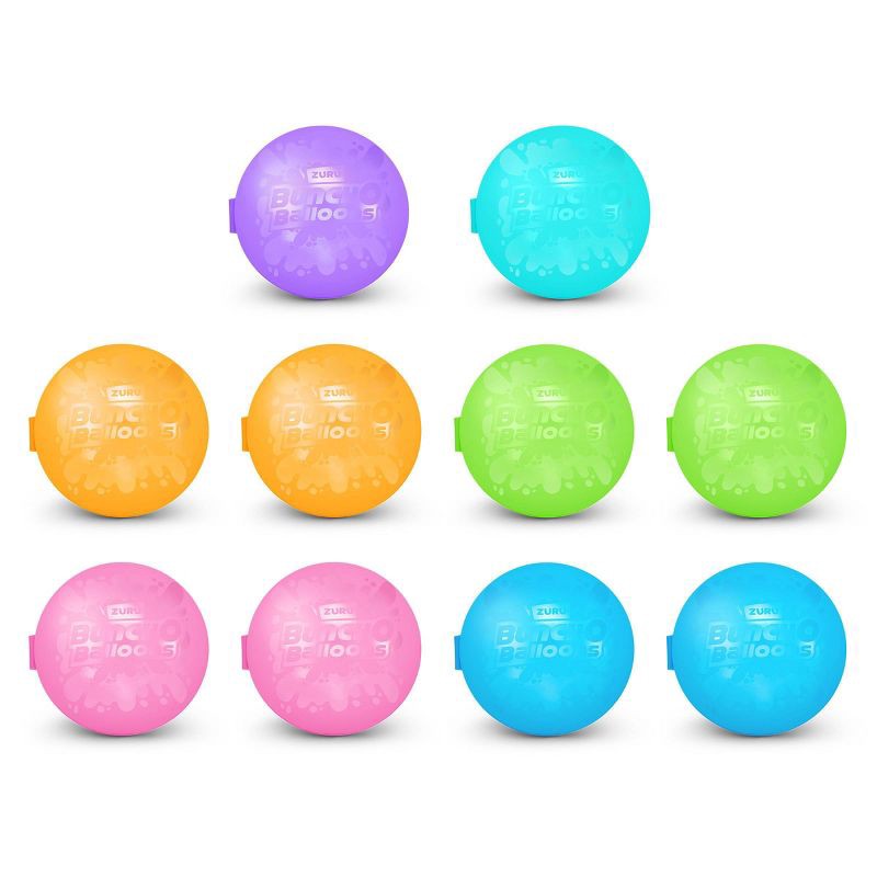 slide 3 of 10, Bunch O Balloons Reusable Water Balloons - 10pk: Pool Games & Toys Set for Kids, 10 ct