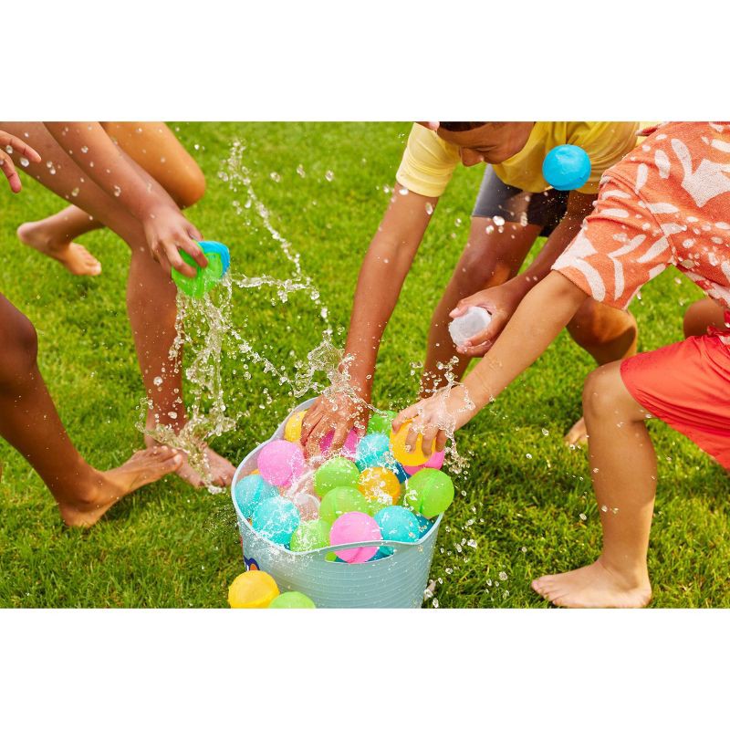 slide 7 of 11, Bunch O Balloons Reusable Water Balloons - 4pk: Pool Games for Kids, Silicone Material, 4 ct
