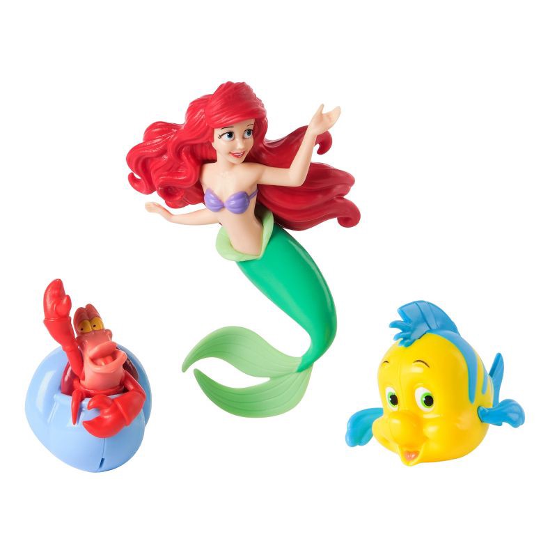 slide 3 of 6, Swimways Disney Princess Ariel Dive Characters: PVC Pool Water Toy Set, 1 ct