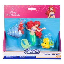 Swimways Disney Princess Ariel Dive Characters: PVC Pool Water Toy Set