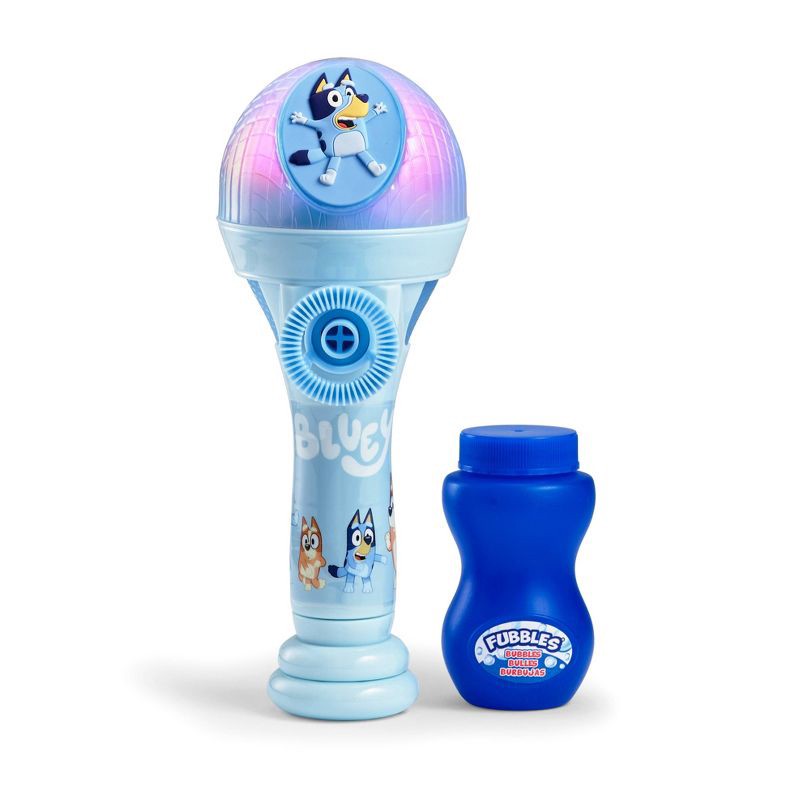 slide 2 of 5, Bluey Dance Mode Bubble and Sing Microphone: Kids Plastic Toy for Ages 3+, 1 ct