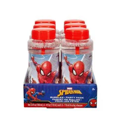 Spider-Man Party Pack Bubbles - 6pk: Kids Plastic Toy, Ages 3+