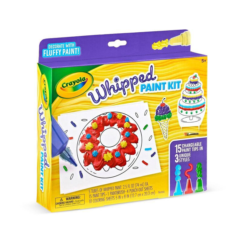 slide 2 of 9, Crayola Whipped Paint Kit, 1 ct