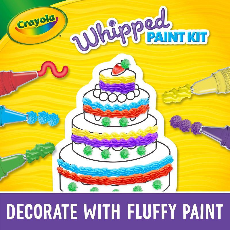 slide 9 of 9, Crayola Whipped Paint Kit, 1 ct