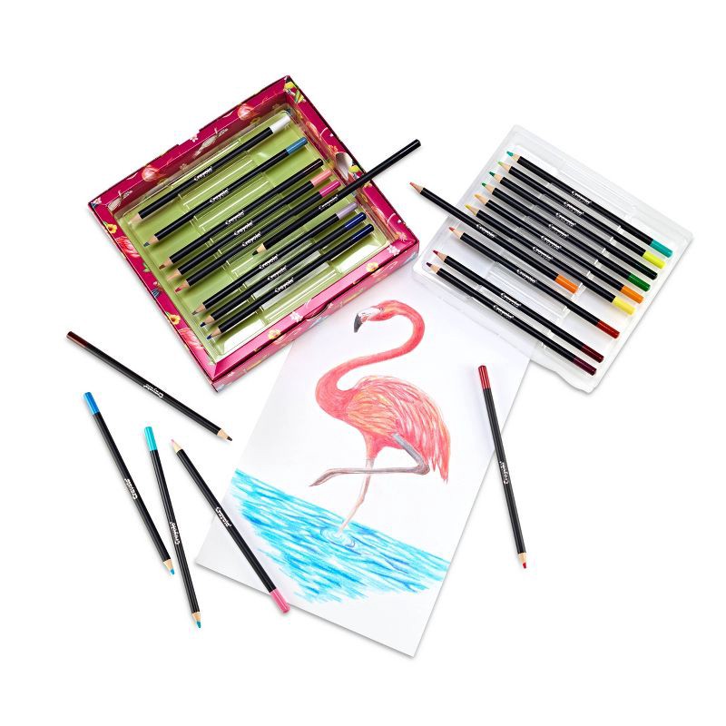 slide 4 of 5, Crayola 24ct Blend and Shade Colored Pencils, 24 ct