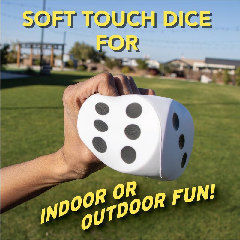 slide 3 of 7, Eastpoint Giant Yahtzee: Polypropylene Lawn Dice Game for 2-8 Players, 1 ct