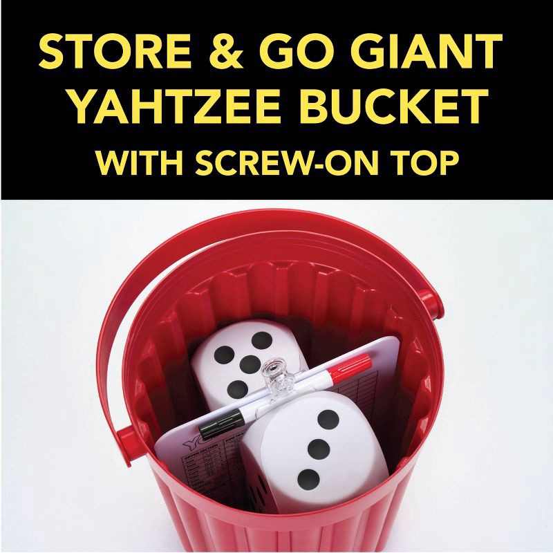 slide 5 of 7, Eastpoint Giant Yahtzee: Polypropylene Lawn Dice Game for 2-8 Players, 1 ct