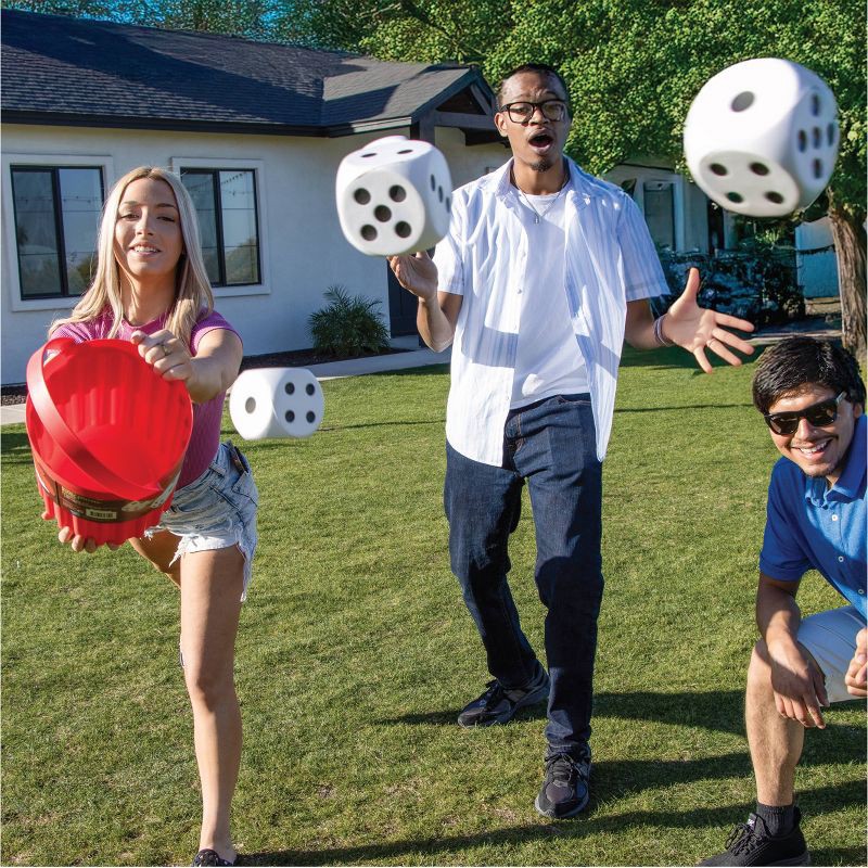 slide 6 of 7, Eastpoint Giant Yahtzee: Polypropylene Lawn Dice Game for 2-8 Players, 1 ct