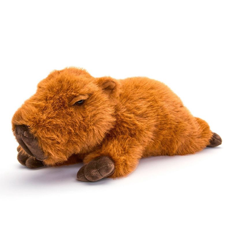 slide 5 of 8, FAO Schwarz 15” Adopt-A-Pets Plush Capybara, 1 ct