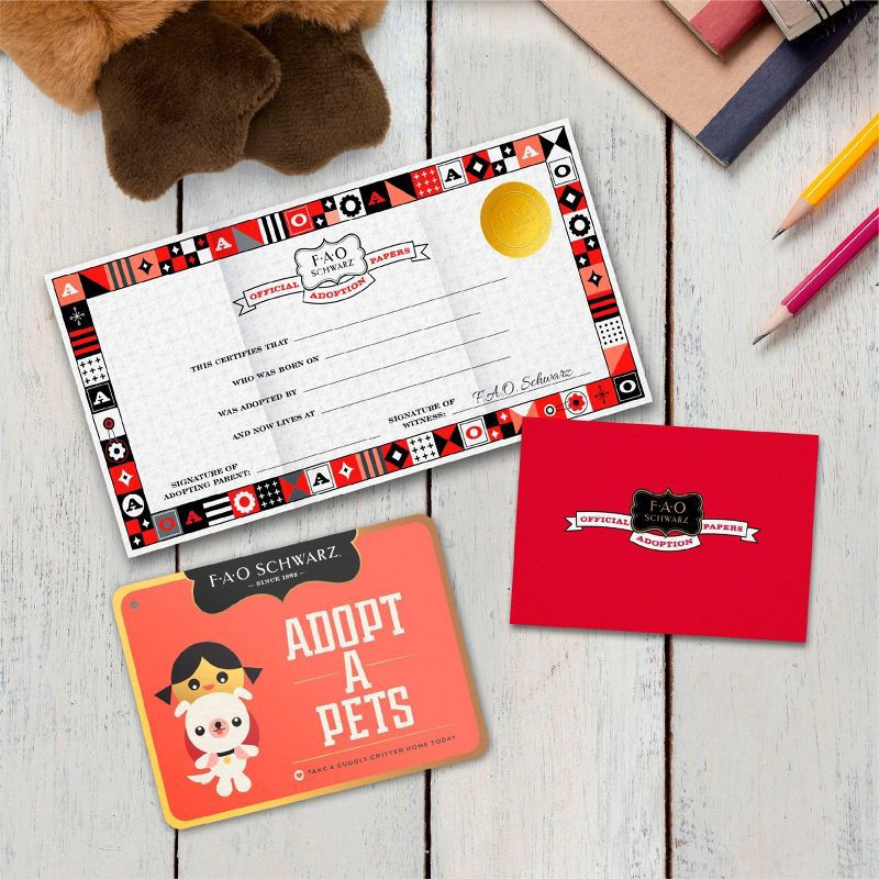 slide 8 of 8, FAO Schwarz 15” Adopt-A-Pets Plush Capybara, 1 ct