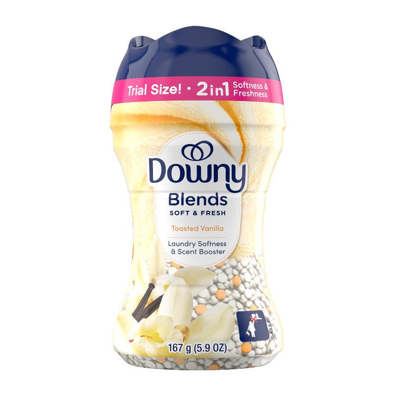slide 9 of 10, Downy Blends Soft & Fresh In-Wash Scent Booster - Toasted Vanilla Scented Laundry Bead - 5.9oz, 5.9 oz