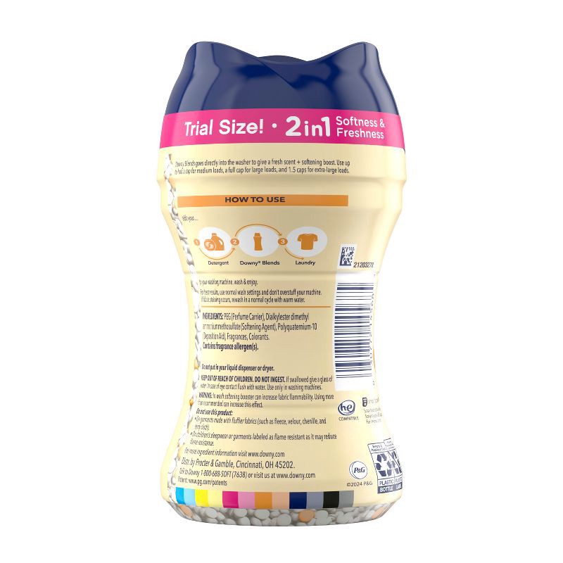 slide 10 of 10, Downy Blends Soft & Fresh In-Wash Scent Booster - Toasted Vanilla Scented Laundry Bead - 5.9oz, 5.9 oz
