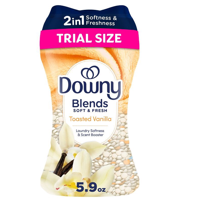 slide 1 of 10, Downy Blends Soft & Fresh In-Wash Scent Booster - Toasted Vanilla Scented Laundry Bead - 5.9oz, 5.9 oz