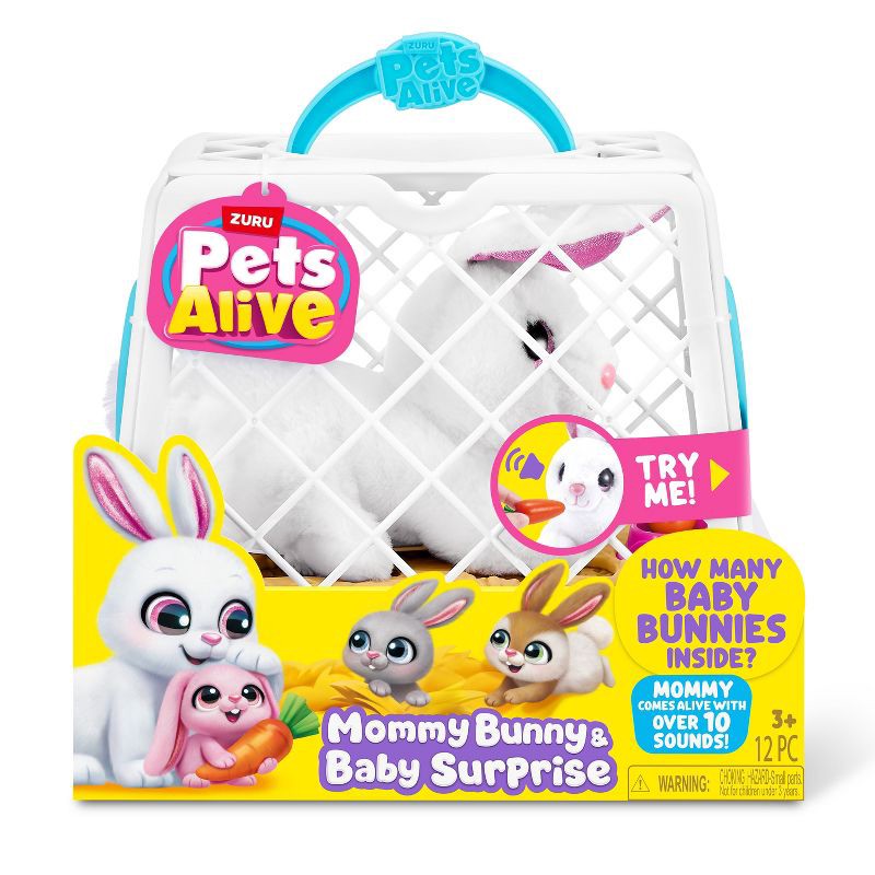 slide 2 of 9, Pets Alive Mommy Bunny & Baby Surprise, 1 ct
