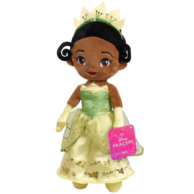 slide 7 of 7, Disney Princess Signature Collection Large Plush Tiana: Creative Thinking Stuffed Doll, Polyester Material, 1 ct