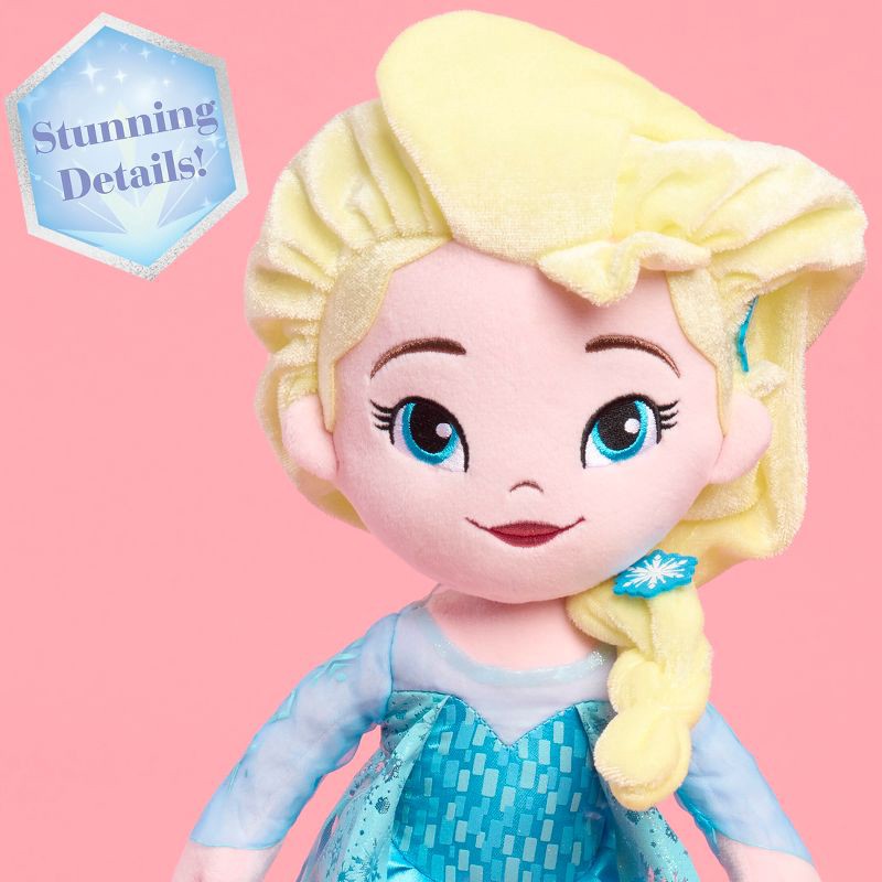 slide 4 of 6, Frozen Disney Signature Collection Large Plush Elsa, 1 ct