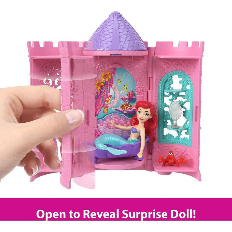 slide 3 of 6, Disney Princess Tower Surprise Small Dolls and Stacking Playsets with 5 Surprises, 1 ct