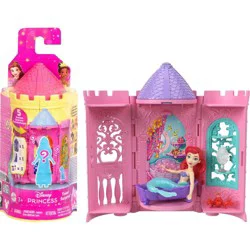 Disney Princess Tower Surprise Small Dolls and Stacking Playsets with 5 Surprises