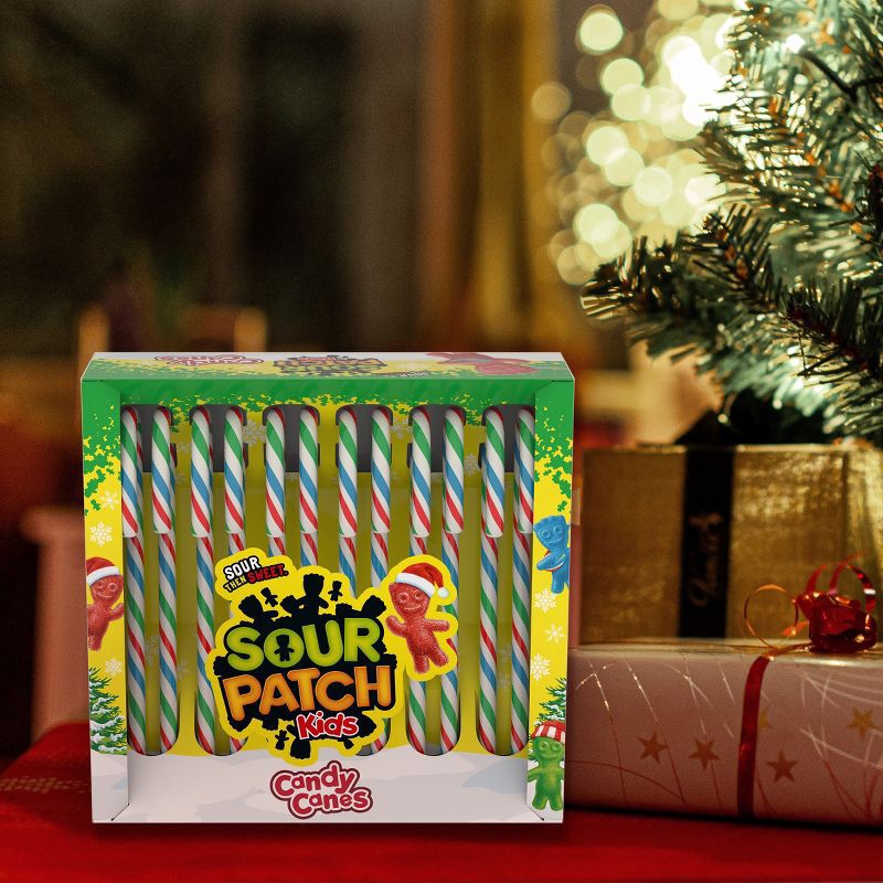 slide 6 of 14, SOUR PATCH KIDS Christmas Candy Cane - 5.29oz, 5.29 oz