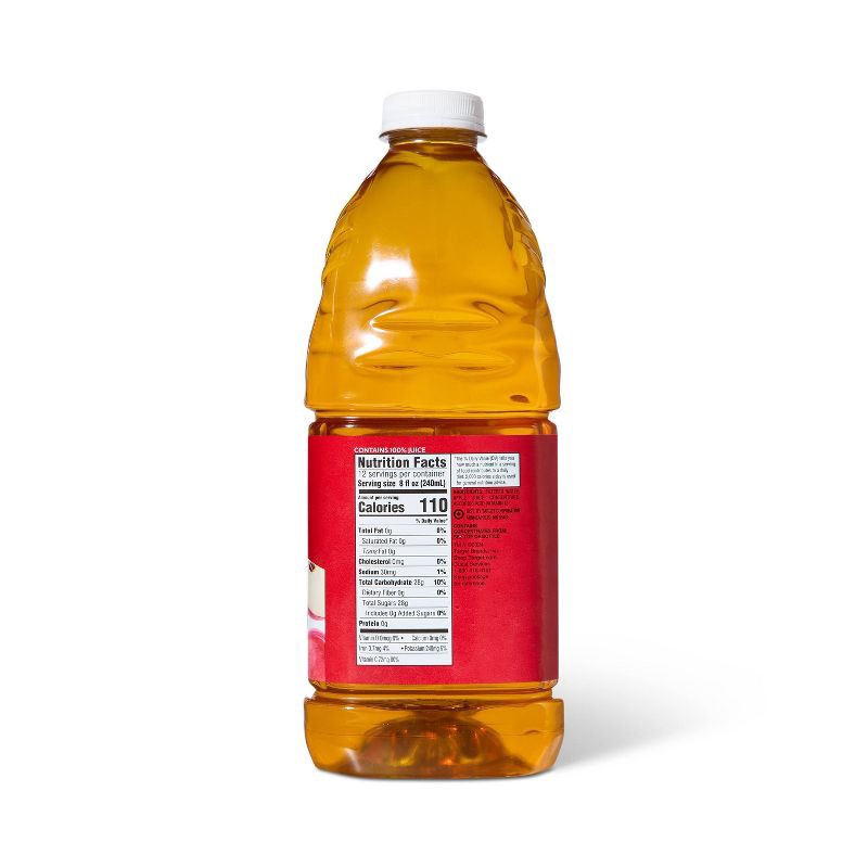 slide 2 of 3, 100% Apple Juice from Concentrate - 96 fl oz Bottle Market Pantry™, 96 fl oz