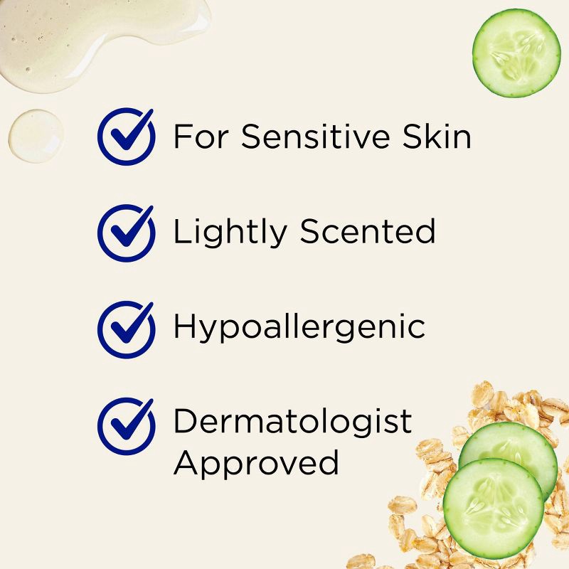 slide 7 of 8, Dr Teal's Foaming Bath with Pure Epsom Salt, Sensitive Skin with Colloidal Oatmeal & Cucumber Extract - 34 fl oz, 34 fl oz