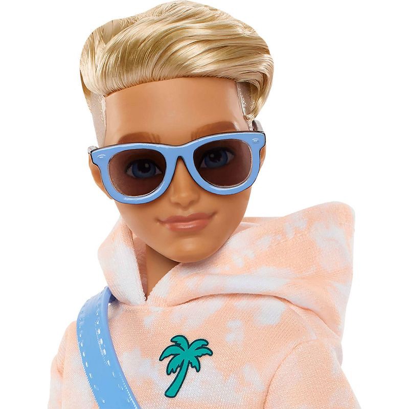 slide 4 of 6, Barbie Dream Besties Ken 11" Fashion Doll with 9 Summer and Skateboard Themed Accessories, 1 ct